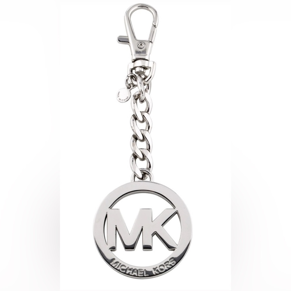 Michael Kors Metallic Logo Keychain